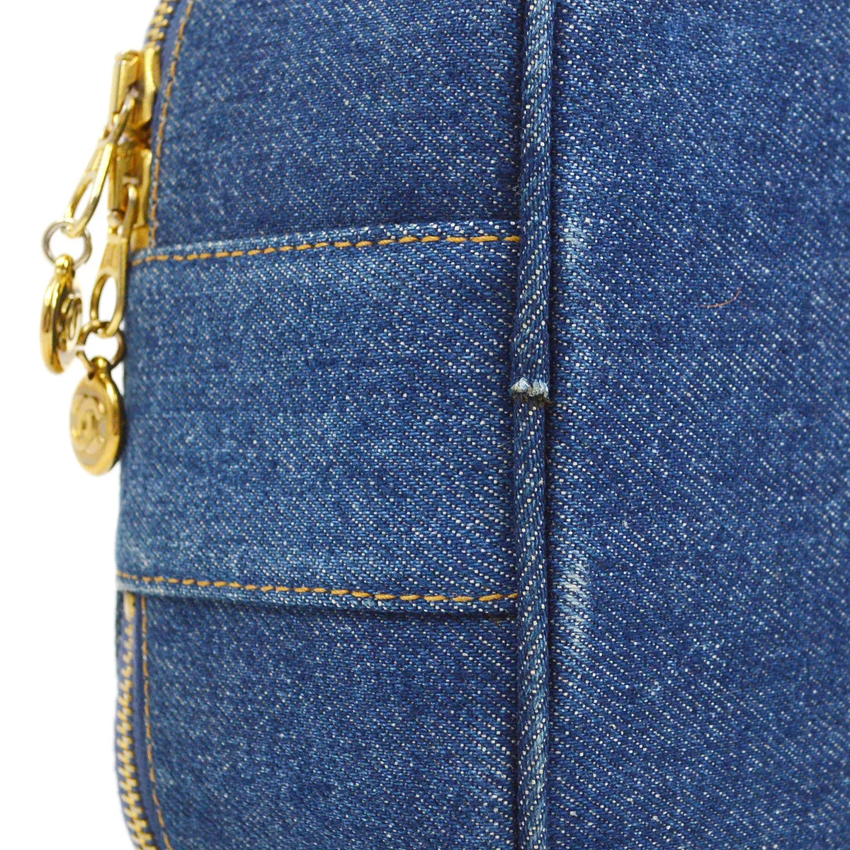 CHANEL 1997 timeless Vanity Handbag Denim 75985