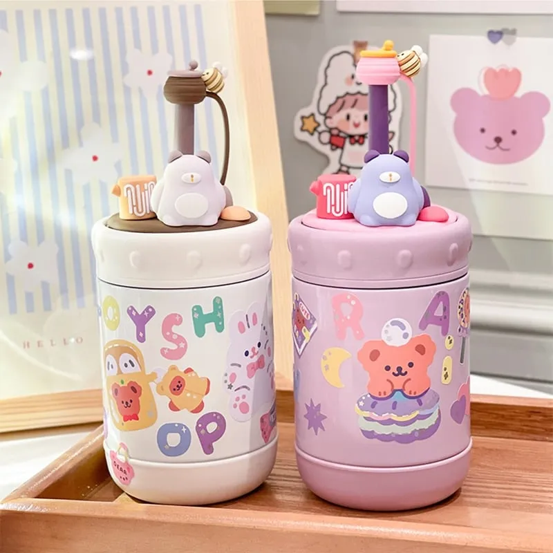 Cute Bear Hot Drink Cup 370ml