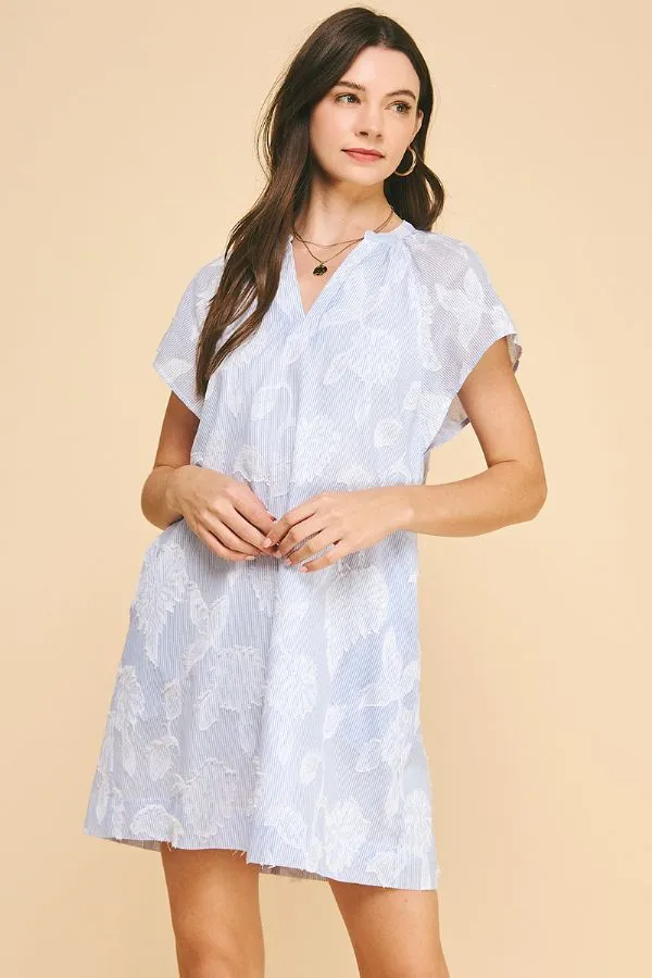 Floral Embroidery Midi Dress