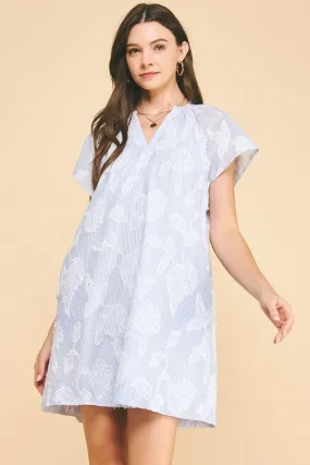 Floral Embroidery Midi Dress