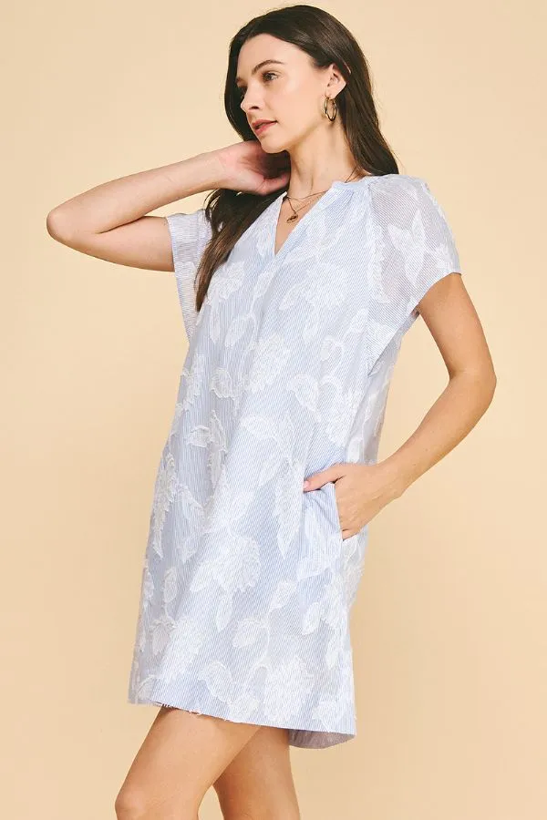 Floral Embroidery Midi Dress