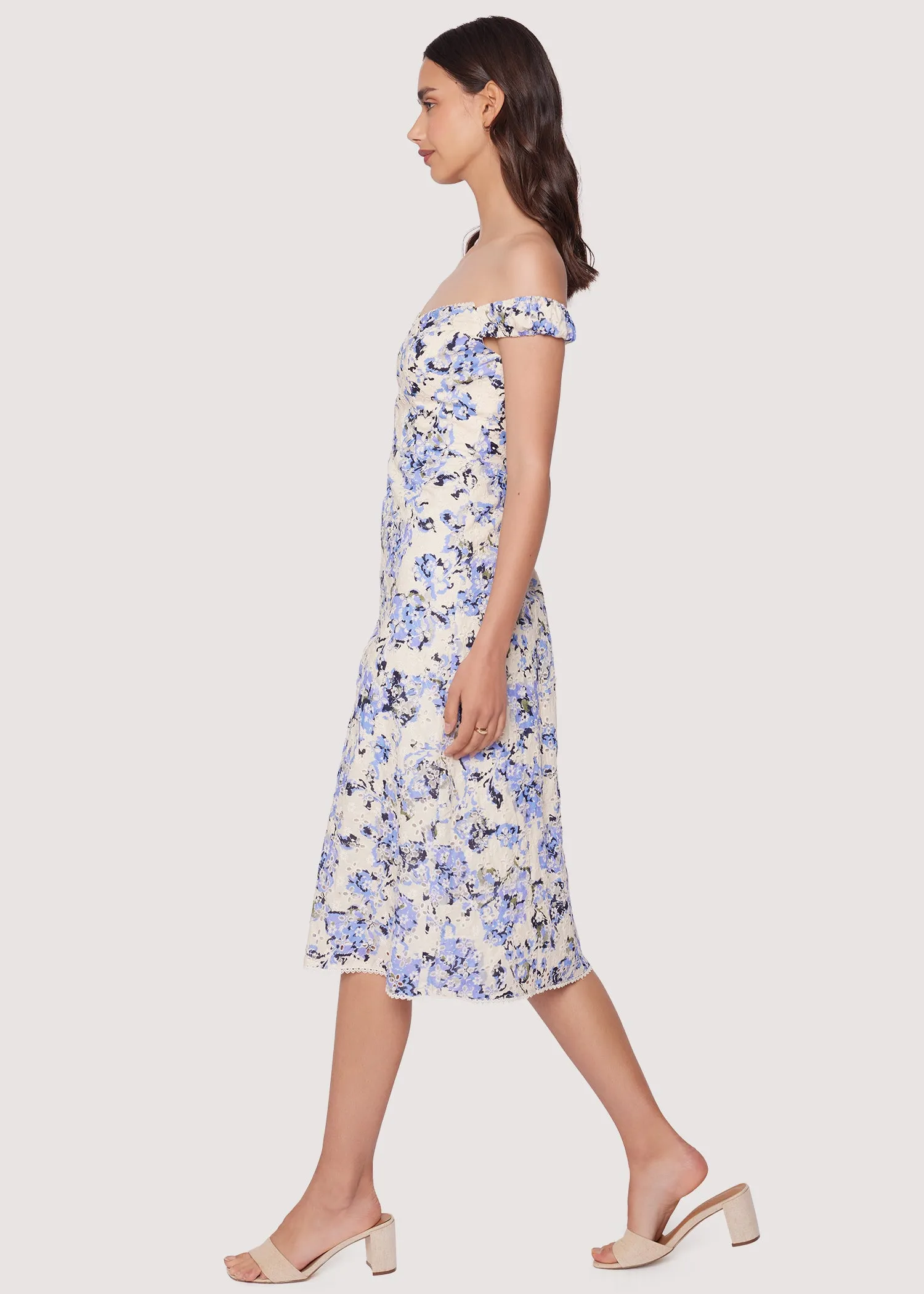 Light Of Iris Midi Dress