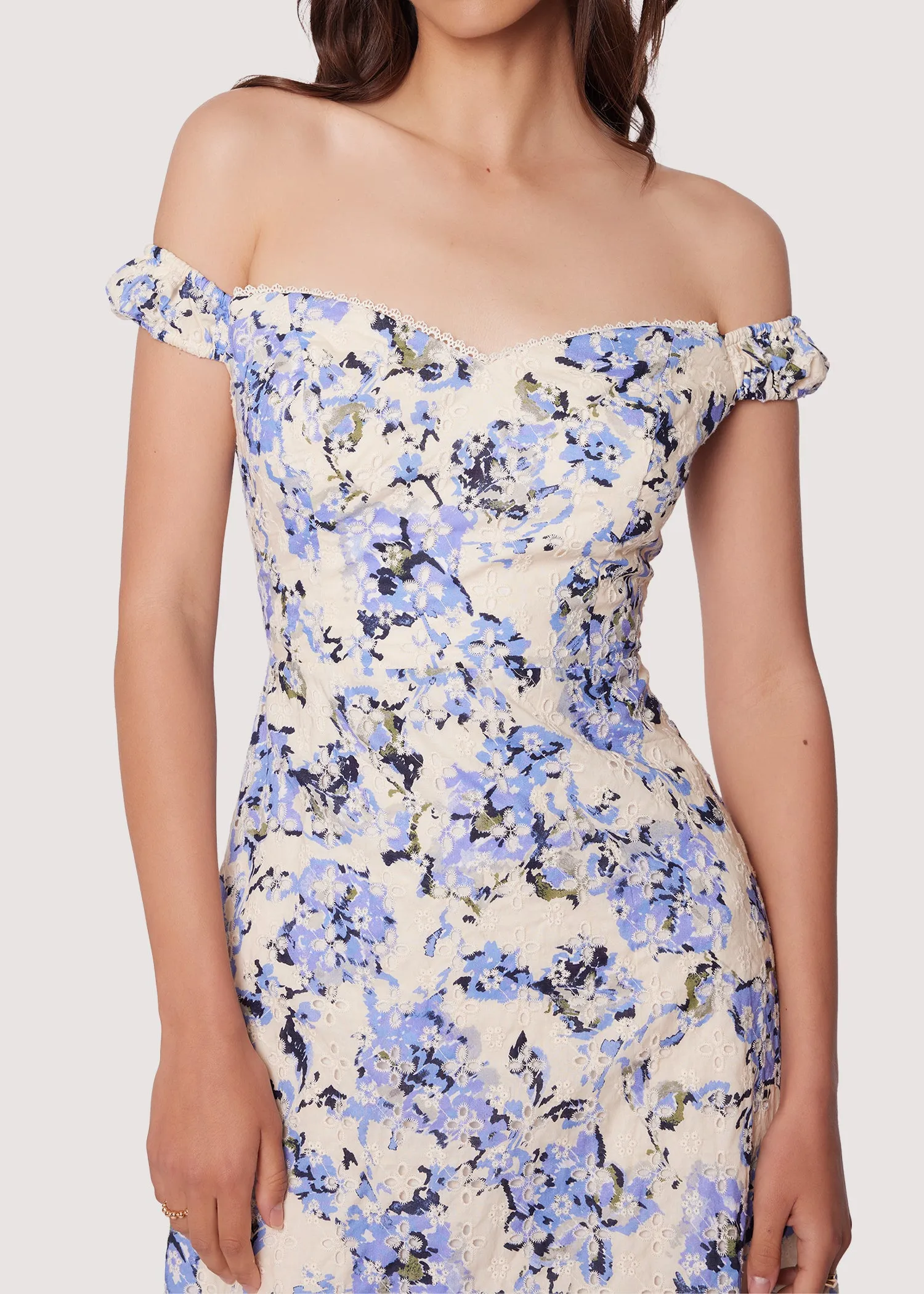 Light Of Iris Midi Dress