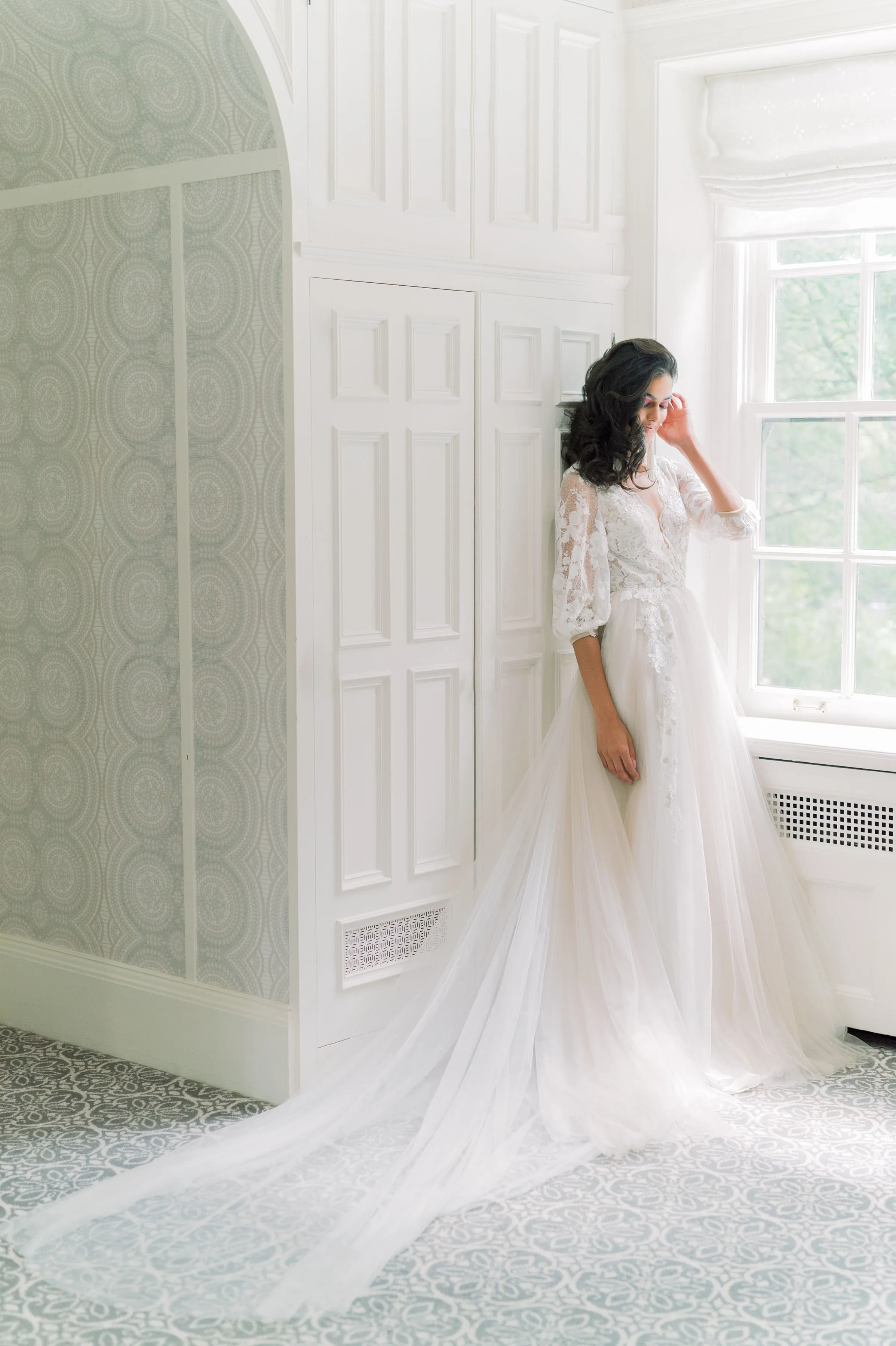 LILY Off the Rack tulle wedding dress