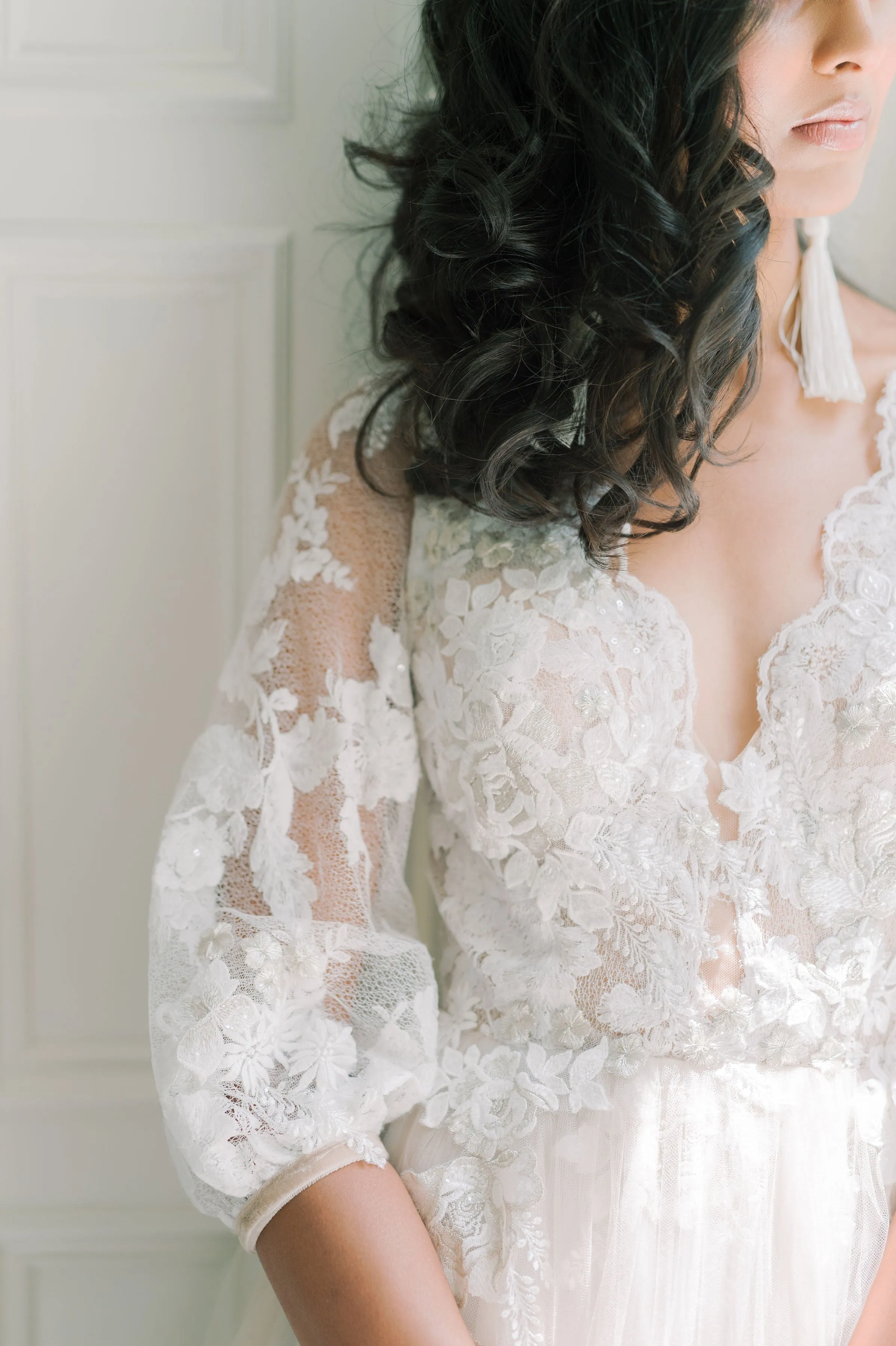 LILY Off the Rack tulle wedding dress