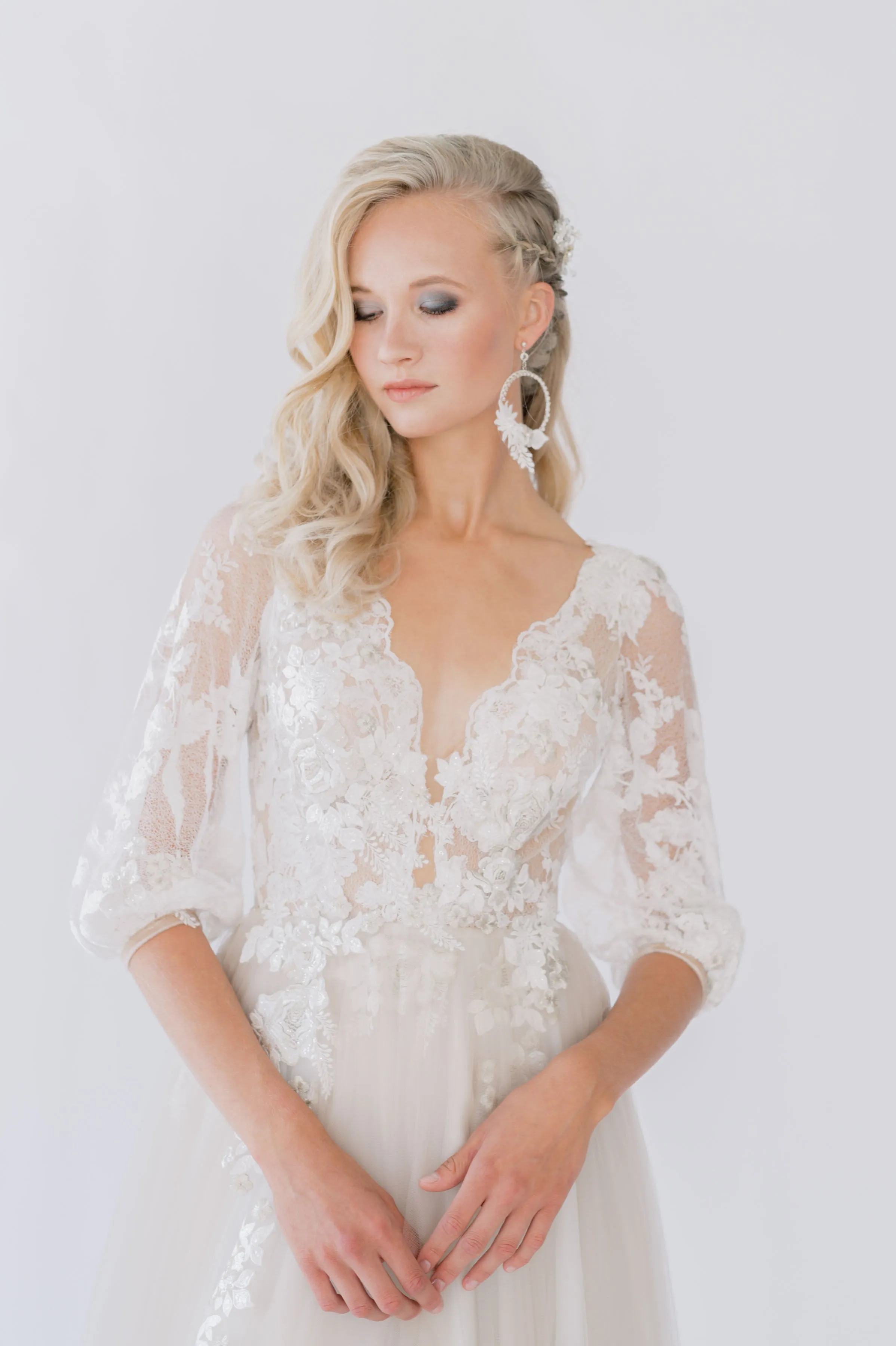 LILY Off the Rack tulle wedding dress