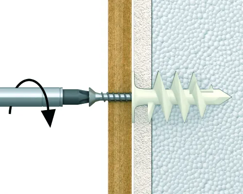 Rawlplug R-ISO-PLUG Insulation Fixings - Helical - Insulated Facade Fastening