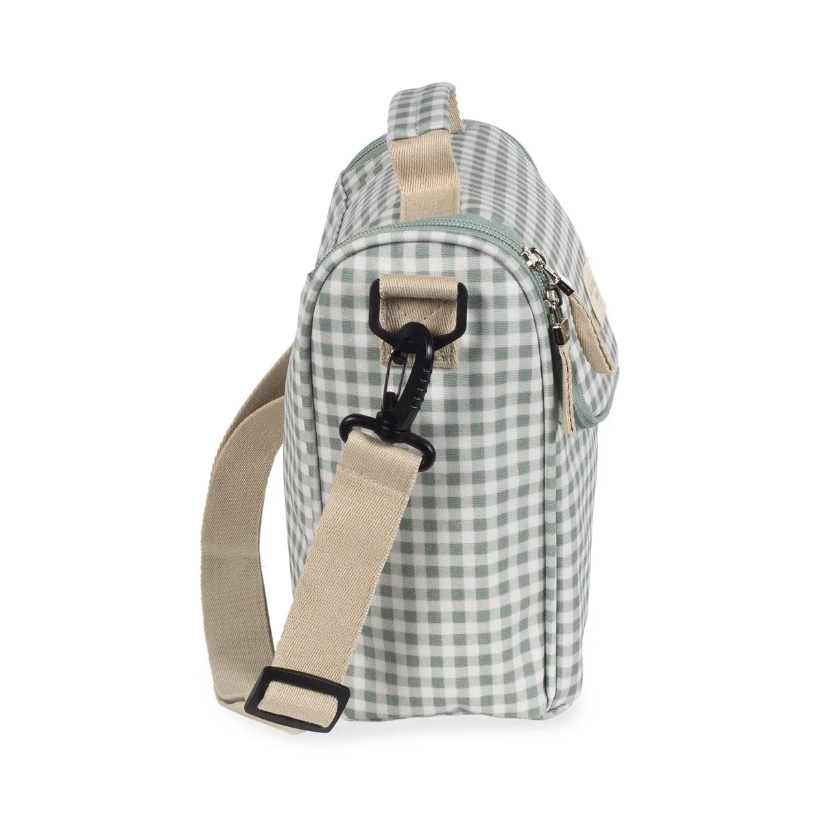 Walking Mum Insulated Bottle Bag - I Love Vichy GREEN