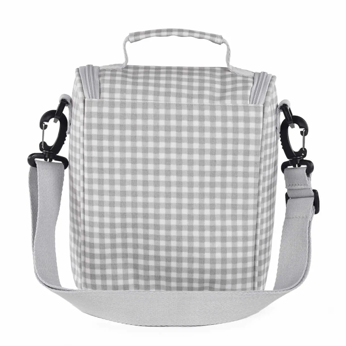 Walking Mum Insulated Bottle Bag - I Love Vichy GREY