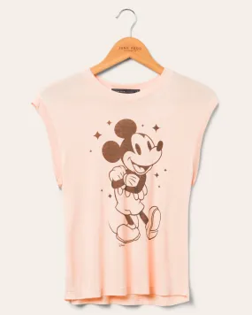 Women's Sparkle Mickey Vintage Tissue Tank