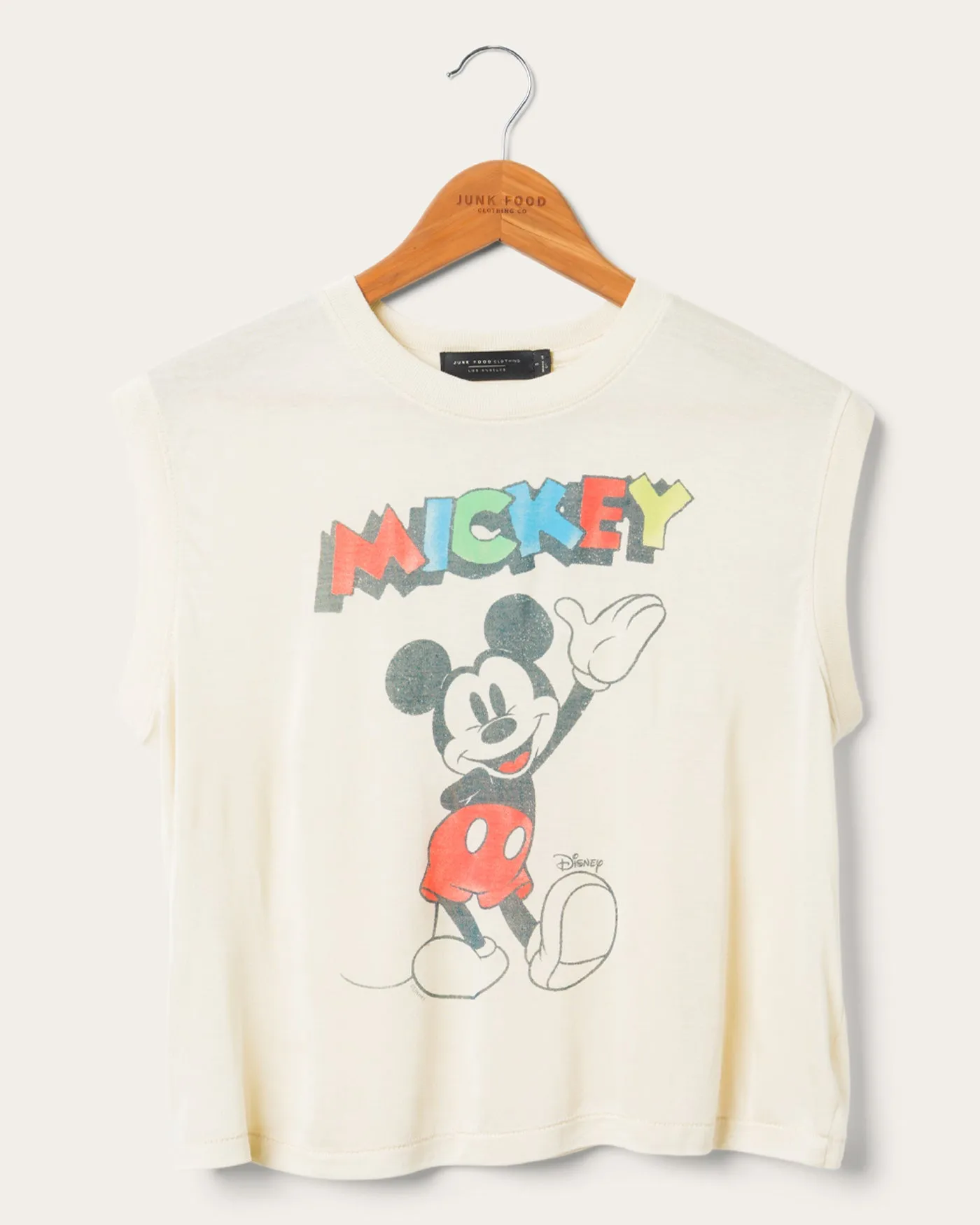 Women's Waving Mickey Vintage Tissue Tank