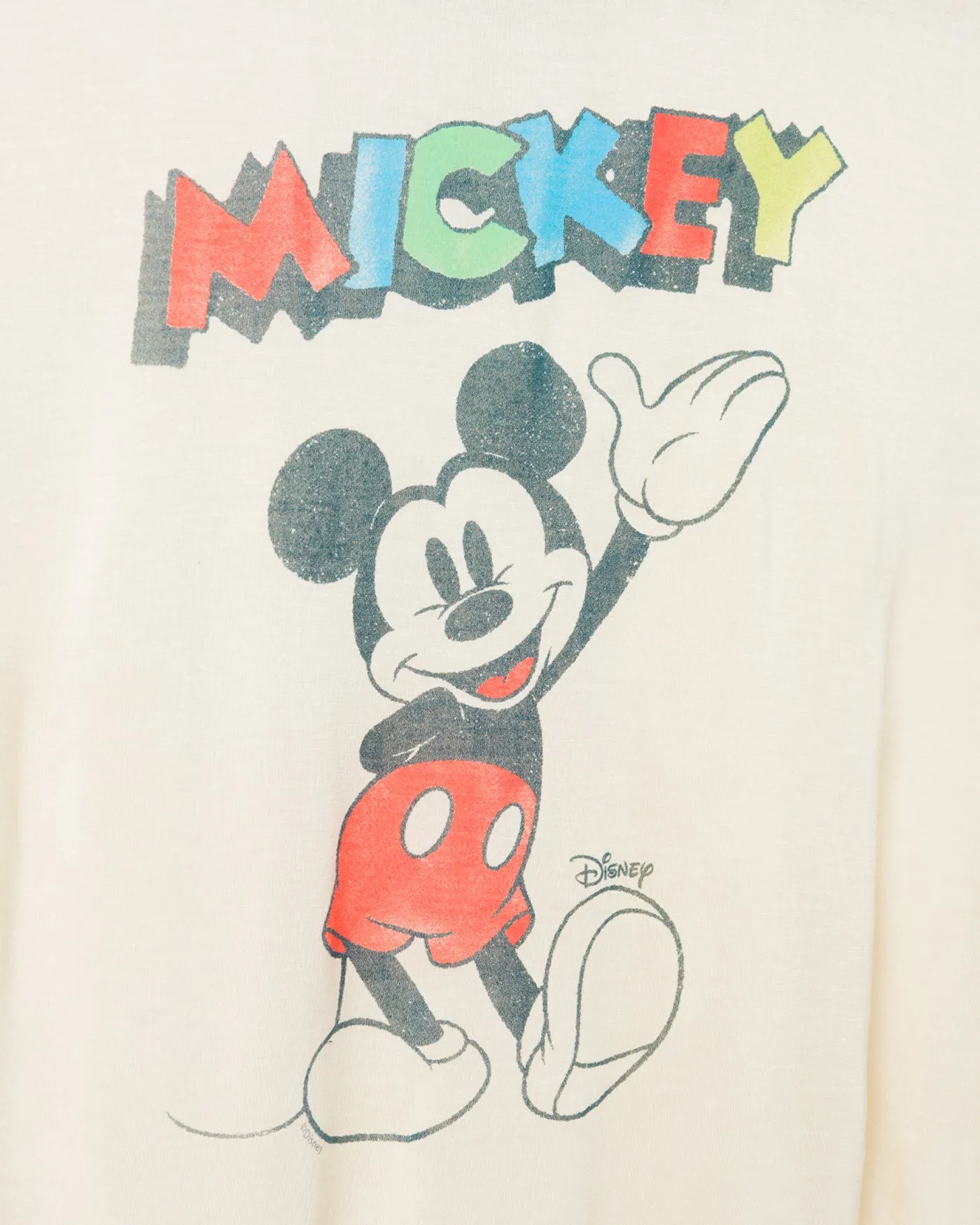 Women's Waving Mickey Vintage Tissue Tank